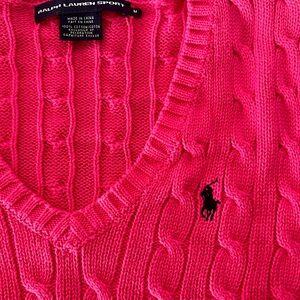 Polo Ralph Lauren Sport V-neck cable knit sweater